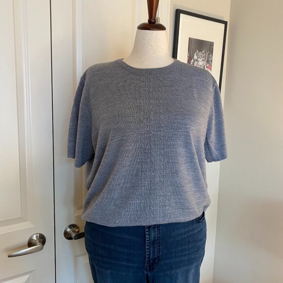 Vintage Short Sleeve Sweater - Picture 1 of 5